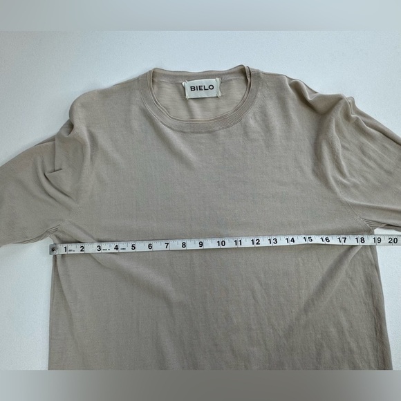 Bielo 100% Cotton Twin Neck Light Knit Lagenlook Sweater Womens Small - Picture 7 of 11